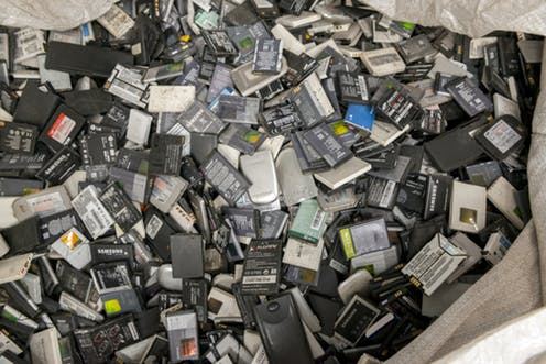 Used batteries collected for safe disposal